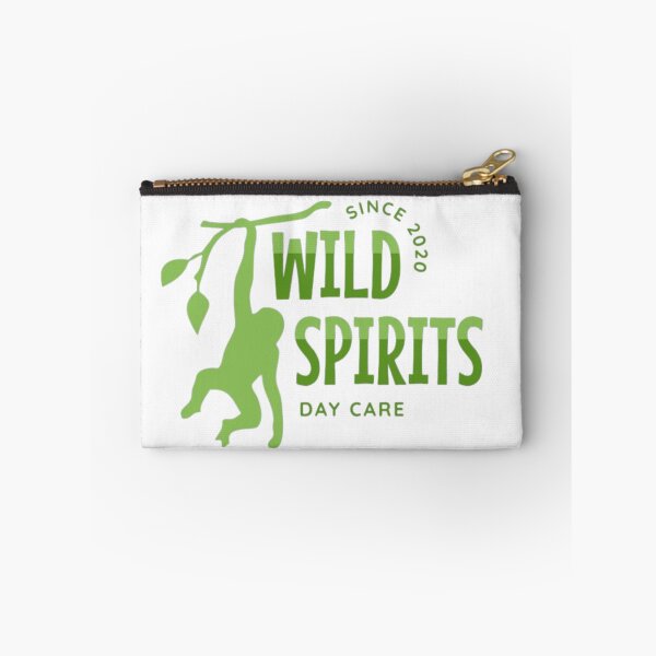 Item preview, Wild Spirits Day Care Monkey Logo – Green Jungle Design designed and sold by MindMess Studio.