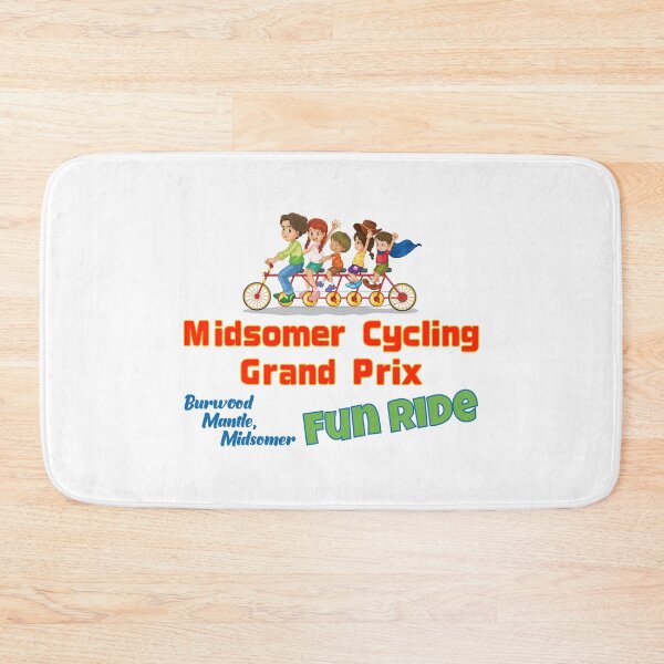 Item preview, Midsomer Cycling Grand Prix FUN RIDE (on White) designed and sold by PawsitiveMum3.