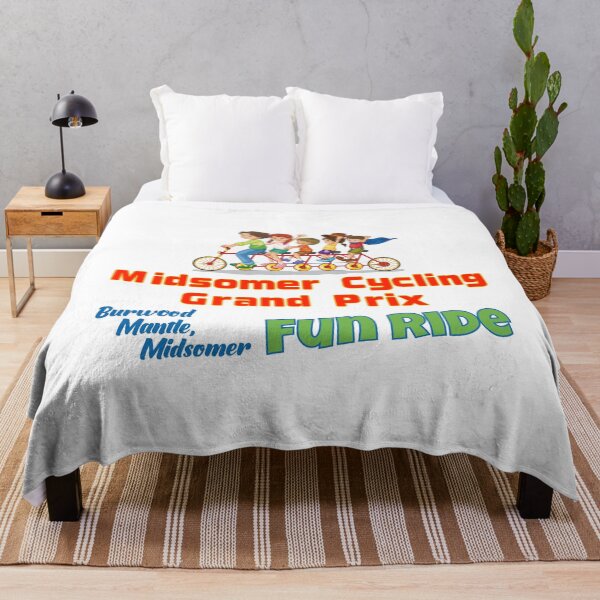 Item preview, Midsomer Cycling Grand Prix FUN RIDE (on White) designed and sold by PawsitiveMum3.