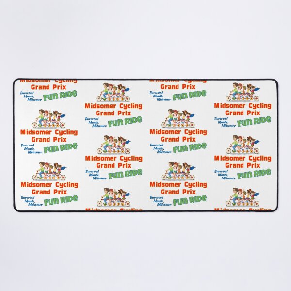 Item preview, Midsomer Cycling Grand Prix FUN RIDE (on White) designed and sold by PawsitiveMum3.