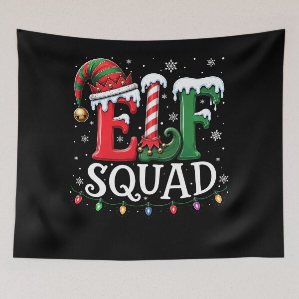 Item preview, Christmas Lights Decor Matching Group Xmas Elf Squad designed and sold by Tomtomatos.