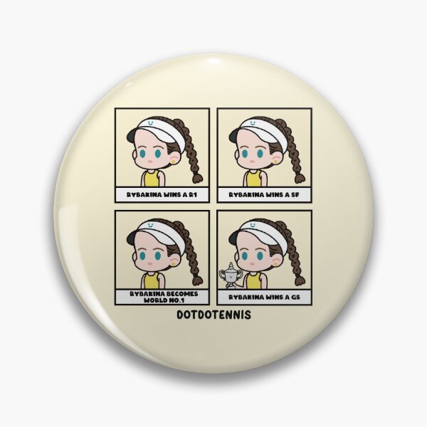 Item preview, Chibi Elena Rybakina designed and sold by ourhappyface.