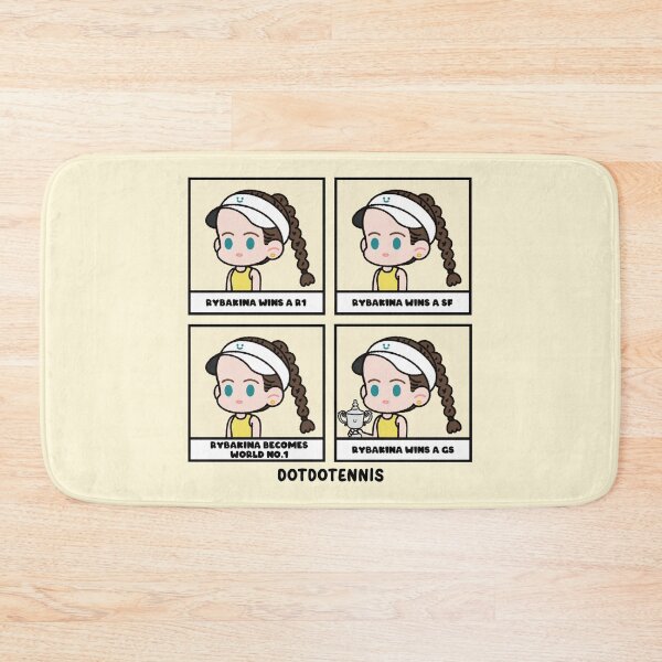 Artikelvorschau, Chibi Elena Rybakina entworfen und verkauft von ourhappyface.