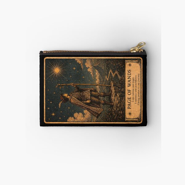 Item preview, Page of Wands Tarot Card - Inspiration, Adventure & New Beginnings designed and sold by ArcanaAbsolute.