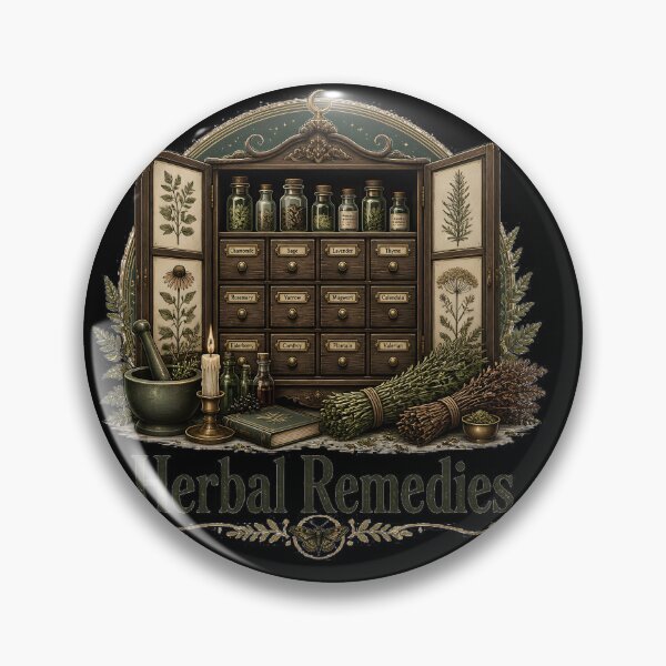 Item preview, Herbal Remedies Apothecary Drawers & Vials designed and sold by RoyesButler.