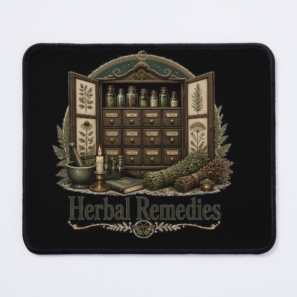 Item preview, Herbal Remedies Apothecary Drawers & Vials designed and sold by RoyesButler.