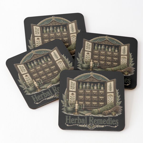 Item preview, Herbal Remedies Apothecary Drawers & Vials designed and sold by RoyesButler.