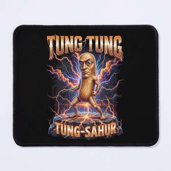 Item preview, Surreal Italian Brainrot Meme Tung Tung Tung Sahur designed and sold by MOONE FLOWER.