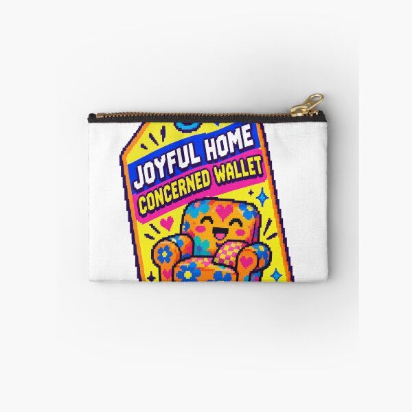 Item preview, JOYFUL HOME CONCERNED WALLET designed and sold by BRIGHT BITS BOUTIQUE.