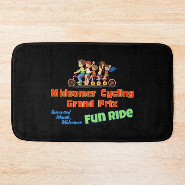 Item preview, Midsomer Cycling Grand Prix FUN RIDE (on Black) designed and sold by PawsitiveMum3.