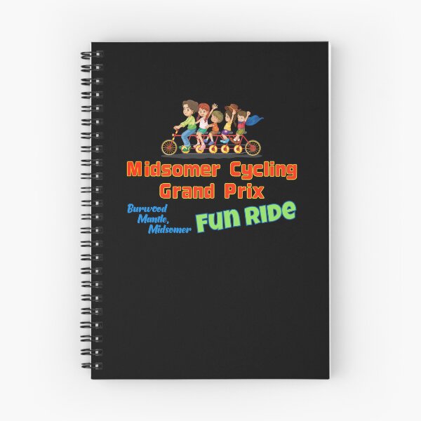 Item preview, Midsomer Cycling Grand Prix FUN RIDE (on Black) designed and sold by PawsitiveMum3.