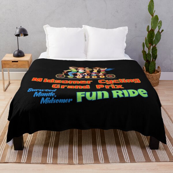 Item preview, Midsomer Cycling Grand Prix FUN RIDE (on Black) designed and sold by PawsitiveMum3.