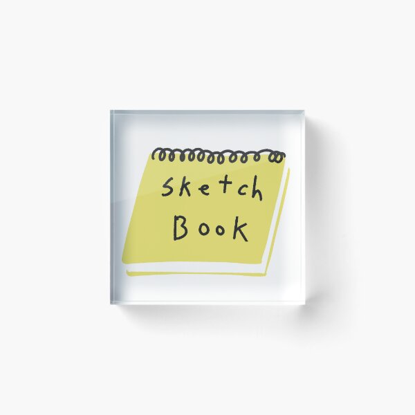 Item preview, Yellow Spiral Bound Sketchbook Handwritten Text designed and sold by raun.draw.