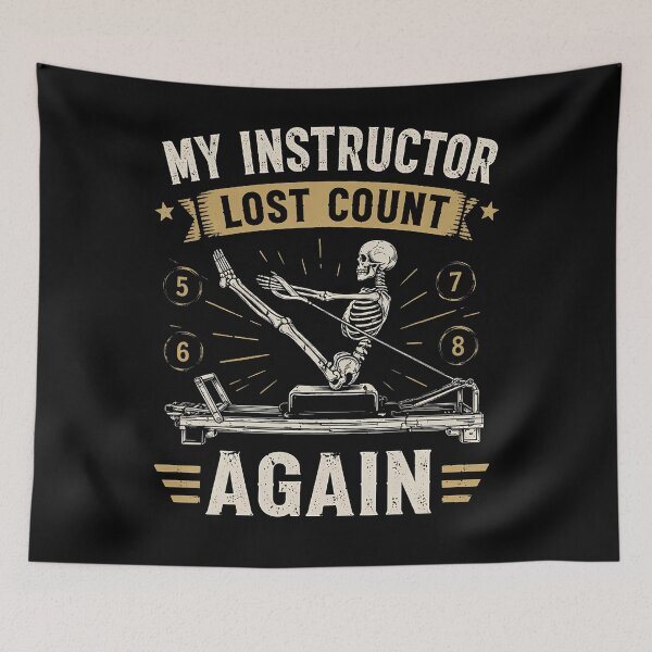 Item preview, My Instructor Lost Count Again designed and sold by Tomtomatos.