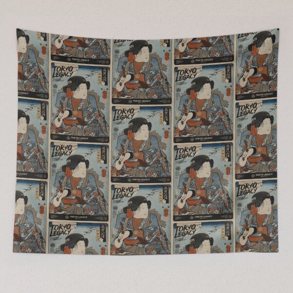 Item preview, Tokyo Legacy Ukiyo-e Samurai Streetwear Japanese Art designed and sold by RhymeArc.