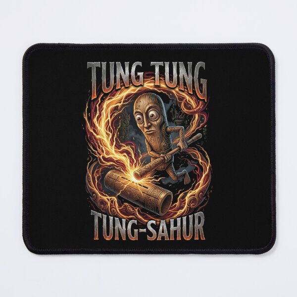 Item preview, Surreal Italian Brainrot Meme Tung Tung Tung Sahur designed and sold by MOONE FLOWER.