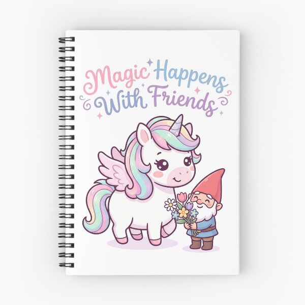 Item preview, Cute Unicorn and Gnome Friendship designed and sold by naragon4289.