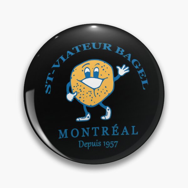 Item preview, St-Viateur Bagel Montreals Retro Mascots designed and sold by SketchyCrew.