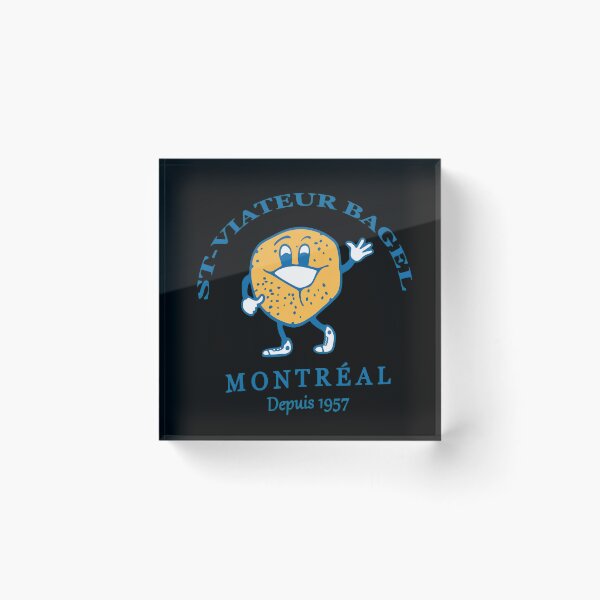 Item preview, St-Viateur Bagel Montreals Retro Mascots designed and sold by SketchyCrew.