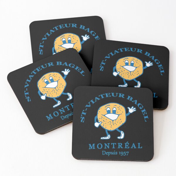 Item preview, St-Viateur Bagel Montreals Retro Mascots designed and sold by SketchyCrew.