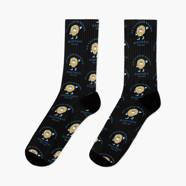 Item preview, St-Viateur Bagel Montreals Retro Mascots designed and sold by SketchyCrew.