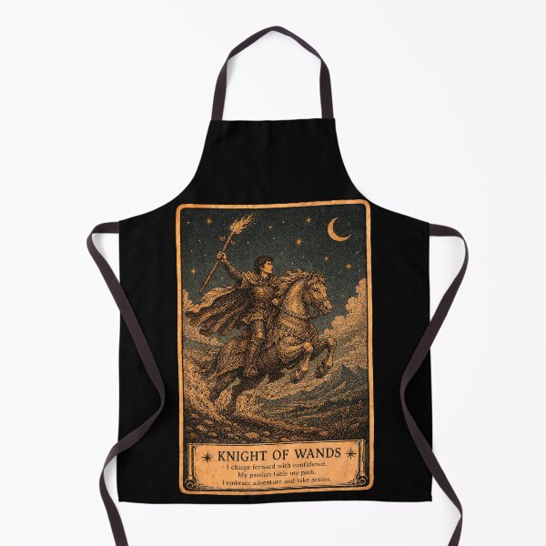 Item preview, Knight of Wands Tarot Card - Passion, Action & Adventure Art designed and sold by ArcanaAbsolute.