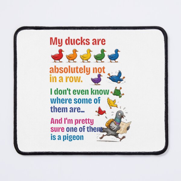Item preview, Ducks In A Row designed and sold by LaughandLaugh.