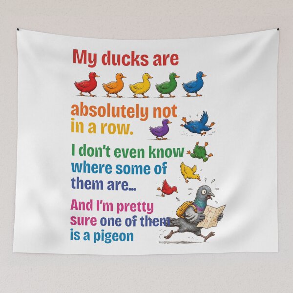 Item preview, Ducks In A Row designed and sold by LaughandLaugh.