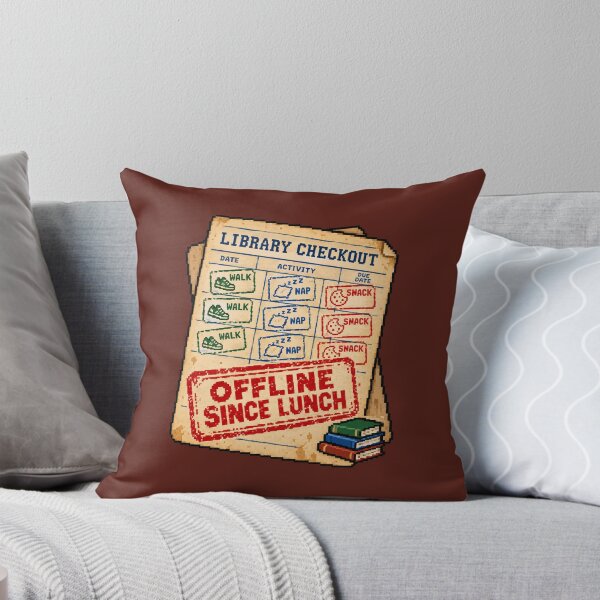 Item preview, OFFLINE SINCE LUNCH designed and sold by BRIGHT BITS BOUTIQUE.