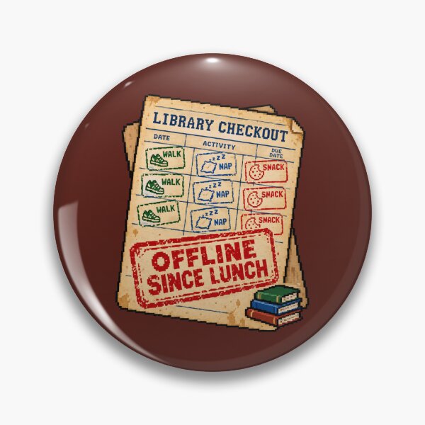 Item preview, OFFLINE SINCE LUNCH designed and sold by BRIGHT BITS BOUTIQUE.