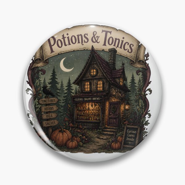 Item preview, Potions & Tonics A Potion Shop in the Woods designed and sold by RoyesButler.
