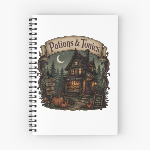 Item preview, Potions & Tonics A Potion Shop in the Woods designed and sold by RoyesButler.