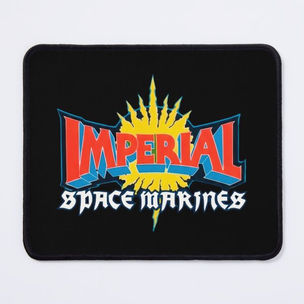 Item preview, imperial space marines – vintage 80s rogue trader retro logo designed and sold by CoreyAdkison0.