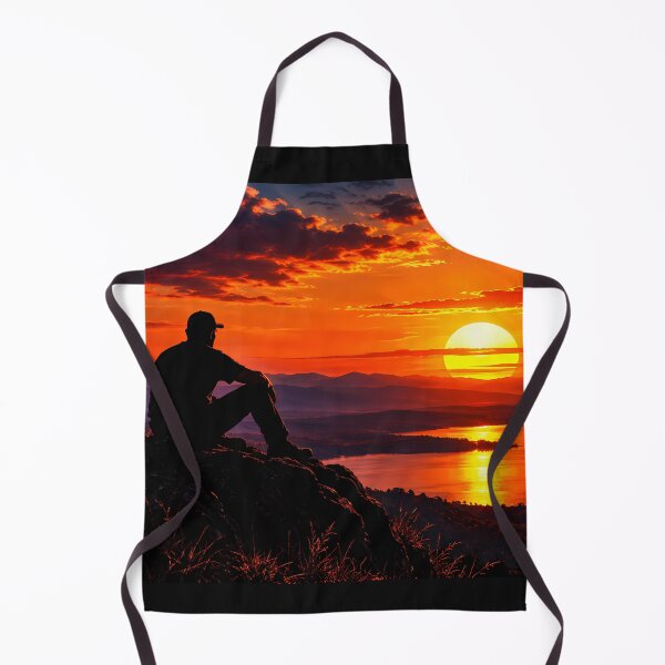 Item preview, Man at Sunset designed and sold by MacoQ.