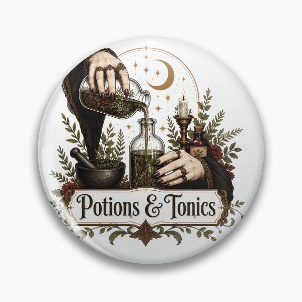 Item preview, Potions & Tonics Making a Herbal Tonic designed and sold by RoyesButler.