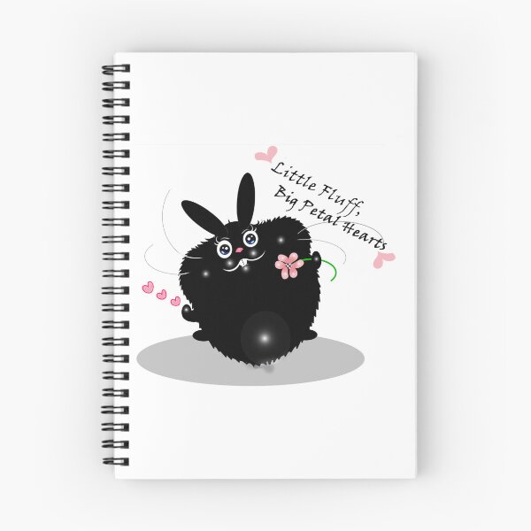 Item preview, Adorable Bunny(Rabbit)- Little Fluff, Big Petal Hearts designed and sold by Shirley cute art .