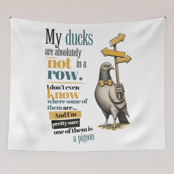 Item preview, Ducks In A Row designed and sold by LaughandLaugh.