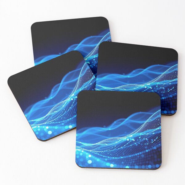 Item preview, Deep Blue Ocean Wave Abstract Digital Art Design designed and sold by IntelliMindDesigns.
