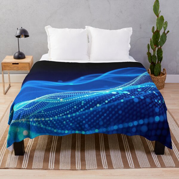 Item preview, Deep Blue Ocean Wave Abstract Digital Art Design designed and sold by IntelliMindDesigns.