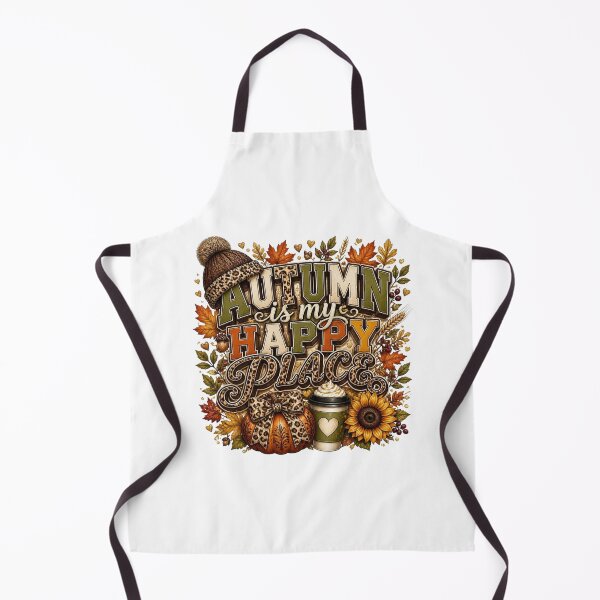 Item preview, Autumn Is My Happy Place Leopard Print Pumpkin Spice Fall designed and sold by FestivityFinds.