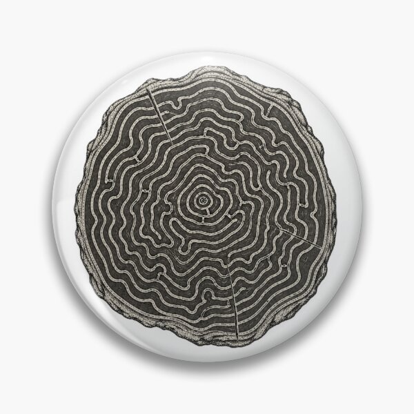 Artikelvorschau, Aufwendiges Baumringlabyrinth aus Holzmaserung entworfen und verkauft von HoRC.