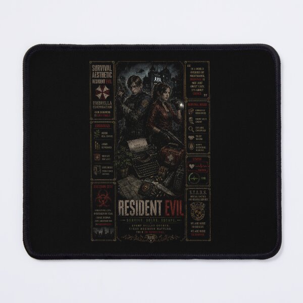 Item preview, Resident Evil Vintage Horror Game Poster designed and sold by PrestonChild.