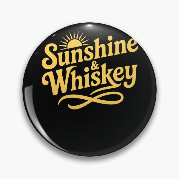 Aperçu de l'œuvre Sunshines & Whiskey Retro 70s Vibe créée et vendue par SketchyCrew.