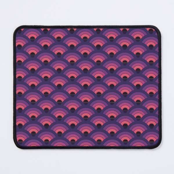 Item preview, Japanese Seigaiha Sunset Wave Pattern Retro Aesthetic designed and sold by KungPowUnicorn.