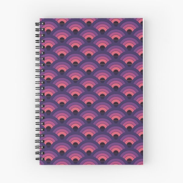 Item preview, Japanese Seigaiha Sunset Wave Pattern Retro Aesthetic designed and sold by KungPowUnicorn.