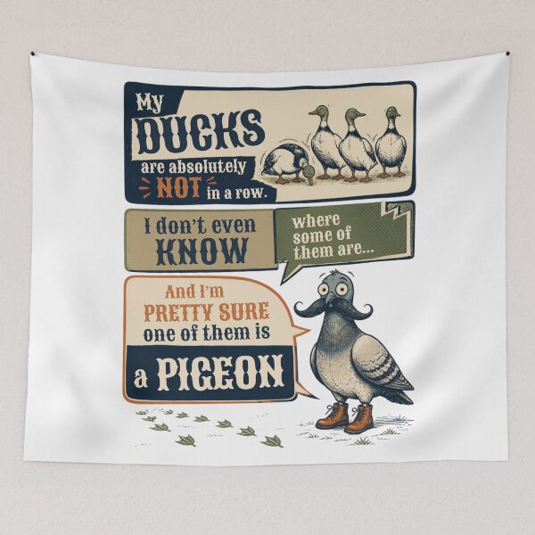 Item preview, Ducks In A Row designed and sold by LaughandLaugh.