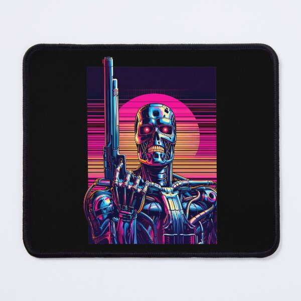 Item preview, Synthwave T-800 Endoskeleton Rifles designed and sold by SketchyCrew.