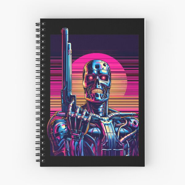 Item preview, Synthwave T-800 Endoskeleton Rifles designed and sold by SketchyCrew.