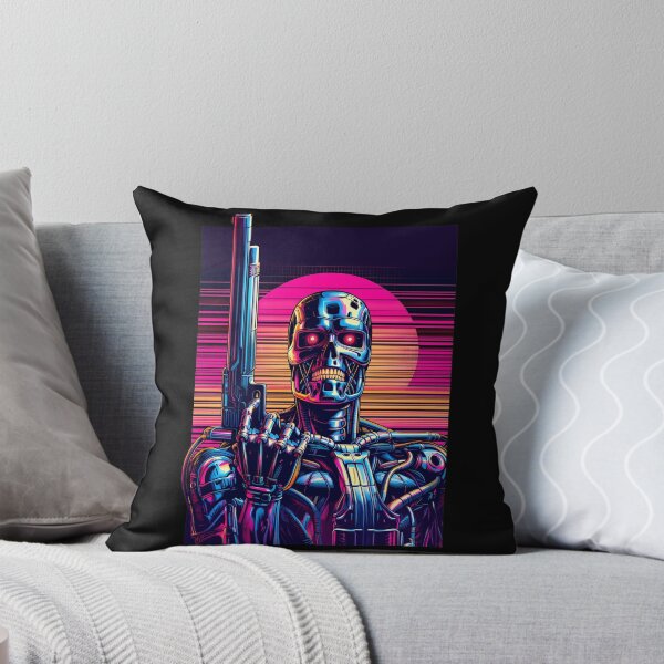 Item preview, Synthwave T-800 Endoskeleton Rifles designed and sold by SketchyCrew.