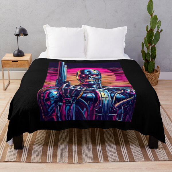Item preview, Synthwave T-800 Endoskeleton Rifles designed and sold by SketchyCrew.